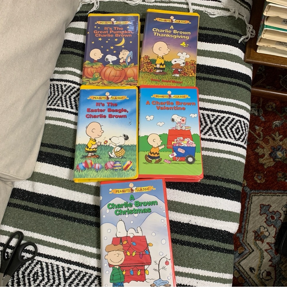 Peanuts Classic VHS videos